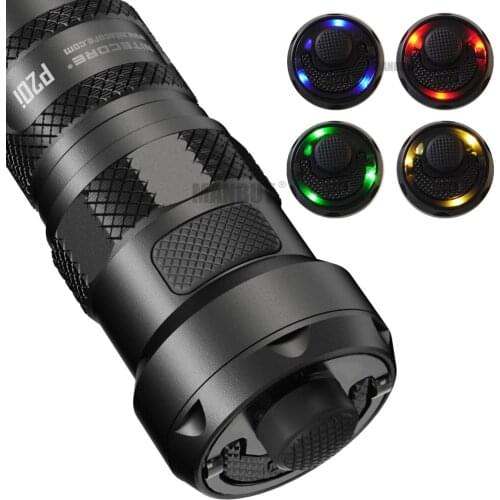 Nitecore TSL10i Signal Light Tailcap for Flashlights i4000R P20i P10i P30i Torch White Red Blue Green Security Alert Accessories