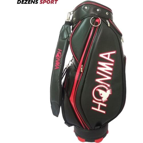 New Men HONMA Golf Bag High Quality PU Golf Standard Bag in Choice 9.5 Inch Clubs Golf Cart Bag Free Shipping