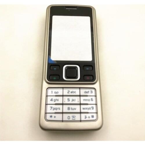For Nokia 6300 Full Complete Mobile Phone Housing Cover Door Frame Battery Back cover + English Keypad