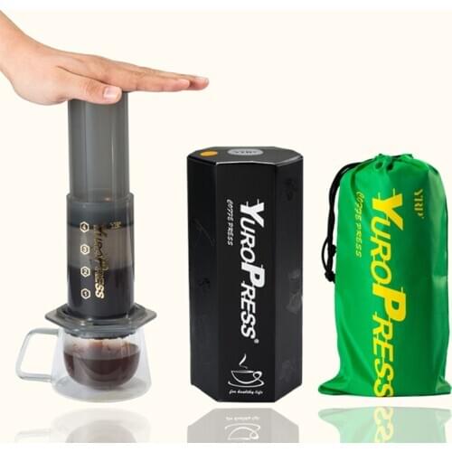 350ml Portable Coffee Maker Espresso French Press Household DIY Coffee Pot Air Press Machine Filters Paper Outdoors Touris