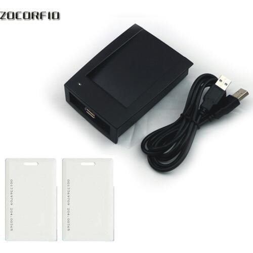 USB virtual RS232(COM) port TK/EM4100 125KHz RFID Reader /Proximity Sensor Smart Card Reader