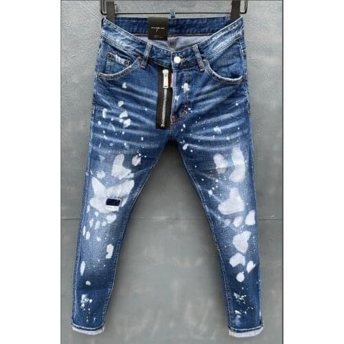 Vintage streetwear classic,Authentic DSQUARED2,Retro,Italian brand ,Women/Men Jeans,locomotive,Jogging jeans,DSQ031