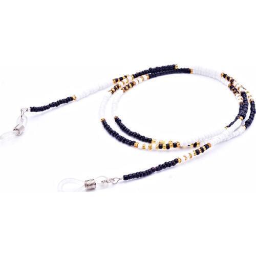 Womens glass Colored Beaded Eyeglass Chains Hanging Sunglasses Reading Glasses Chain Eyewears Cord Holder neck strap Rope