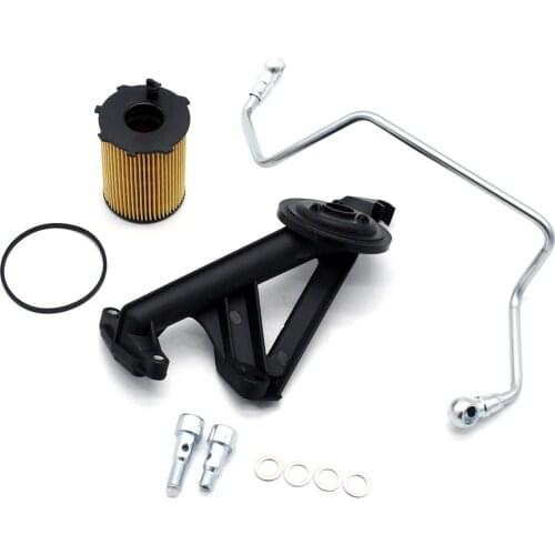 1.6HDI 110HP Turbo Fitting Kit Oil Feed Pipe Pick Up Strainer Replacement for Peugeot Citroen