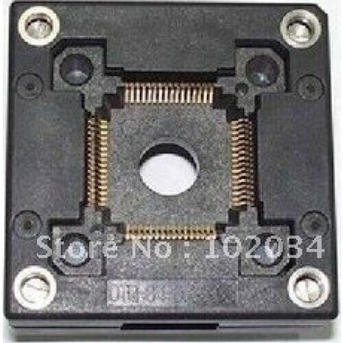 100% NEW QFP64 TQFP64 IC Test Socket (OTQ-64-0.65-08)