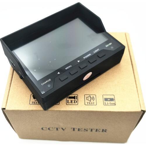 2MP AHD CCTV Tester 4 In 1 For AHD TVI CVI CVBS Analog Camera Security Monitor With 4.3-Inch LCD Screen 5V 2A, 12V 1A