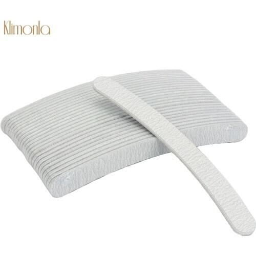 25pcs/set Washable 100/180 Fingernail File Buffer Block Sanding TWO-sided Polishing Nail File Professional Manicure Art Tools