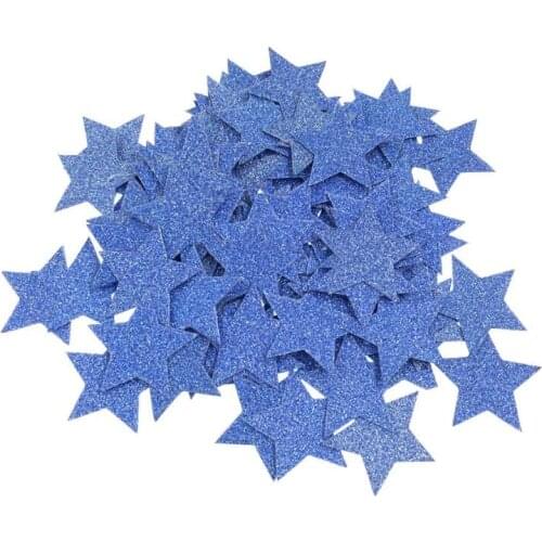 500pcs 3cm Blue Stars Paper For Wedding Bridal Party Throwing Confetti Baby Shower Table Decoration Scatter Sprinkles