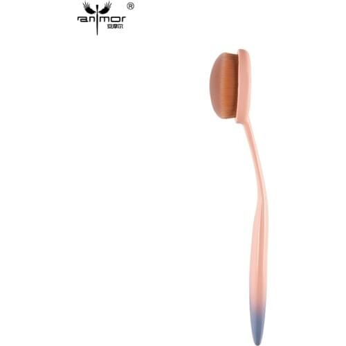 Anmor 1PCS Foundation Make Up Brush Light Pink Dense Synthetic Bristles Makeup Brushes Used with Face Cosmetics Products