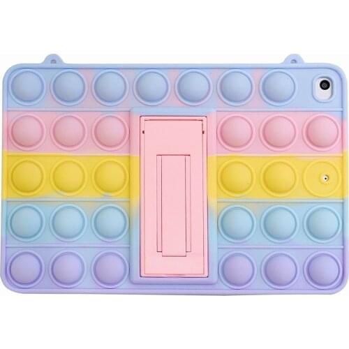 3D Relive Stress Case For Samsung Galaxy Tab T500 T505 T507 10.4 Fidget Toys Push It Bubble Case For T290 T295 T297 8.0