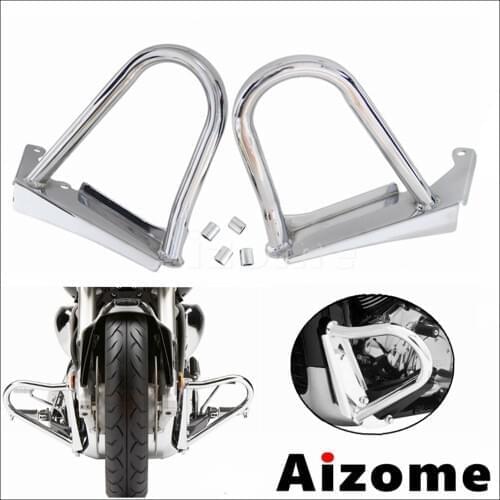 For Suzuki Cobra Crash Protector Boulevard M109R 2006-2014 Motorcycle Steel Engine Guard Highway Crash Bar 1 Pair
