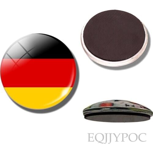 Travel fridge magnets Germany countries souvenir German flag 30 MM tourist refrigerator magnets decor message Stickers board