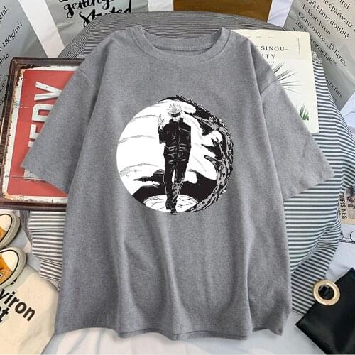 Gojo Jujutsu Kaisen Anime Tshirt Women Harajuku Casual T-Shirt Summer Kawaii Pink Tee Shirts 2021 Street INS Womens T Shirt