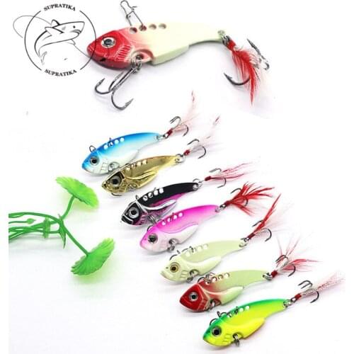 Artificial Metal VIB Wobbler Freshwater Fishing Hard Bait 7g/10g/15g Anti-Corrosion Bionic High Quality Metal Fishing Lures