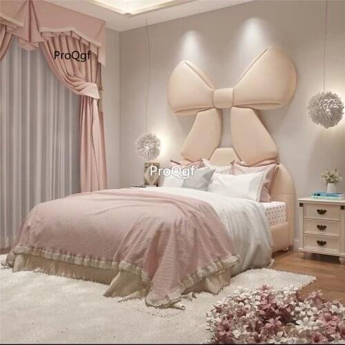 Prodgf 1 Set big bowknot series ins Bedroom Bed No Mattress