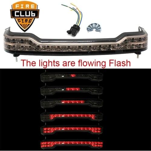 Motorcycle Rear Pack LED Brake/Turn/Tail Lamp Light Kit For Harley Touring Electra Glide Ultra Classic 2014-2019