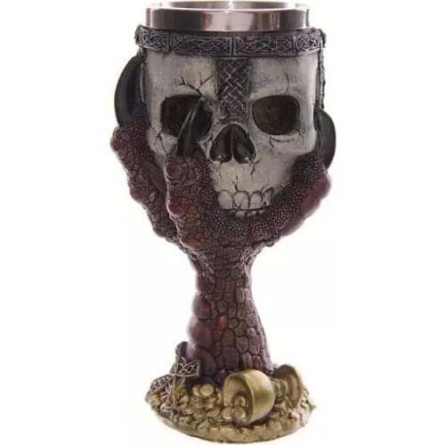 Skull Cup stainless steel mug resin skull cup funny ideas Skull goblet