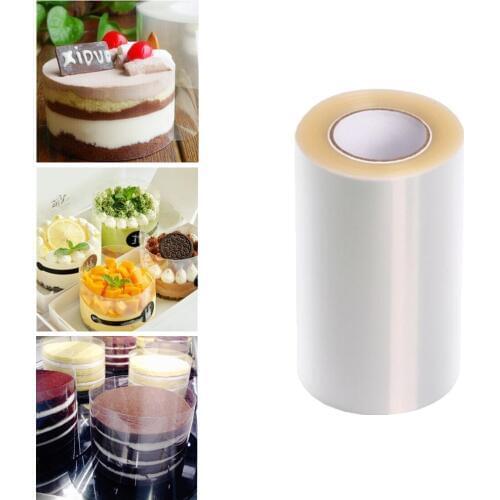 8cm 10cm Transparent Clear Mousse Surrounding Edge Wrapping Tape 10M Baking Cake Dessert Collar DIY Cake Decorating Tools