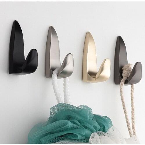 Rustproof Towel Hook For Clothes Hook For Bedroom Robe Hook Coat Hook For Livingroom Accessorie Kitchen Bathroom Hardware