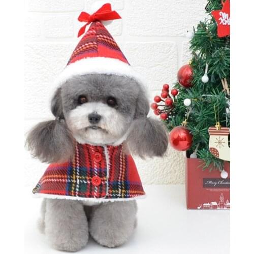 A Dog Clothes Christmas Costumes Dogs Cat Hoodies Chihuahua Winter Dog Jumpsuits Pet Clothing Small Dogs Cats Clothes