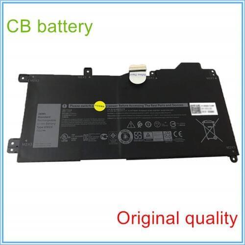 Original quality 7.6V 4750mAh 1FKCC 09NTKM Laptop Battery For Notebook computer
