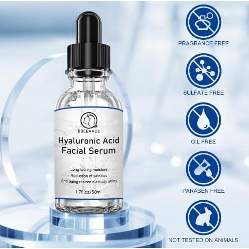 Bbeeaauu Hyaluronic Acid Facial Serum Whitening Moisture Anti aging Anti Wrinkles Improve Clogged Pores Effectively