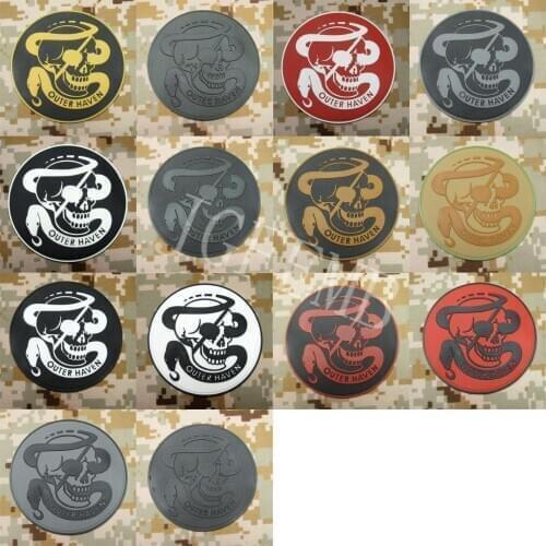 MGS OUTER HAVEN PMC Special Force Group Tactical Military Morale 3D PVC patch 8cm*8cm