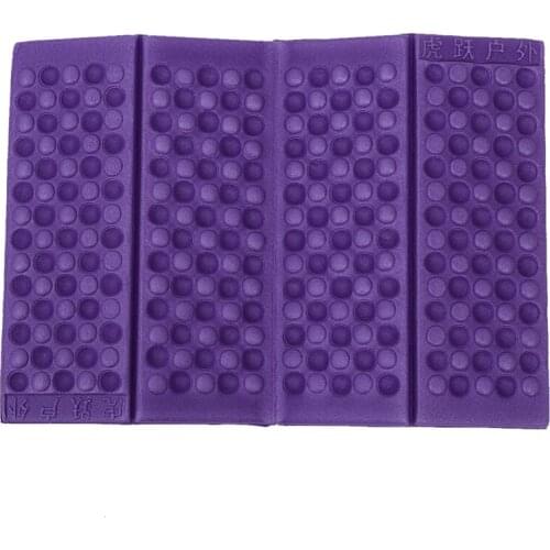 Personalized Folding Foam Waterproof Seat Pad Chair Cushion (Purple)