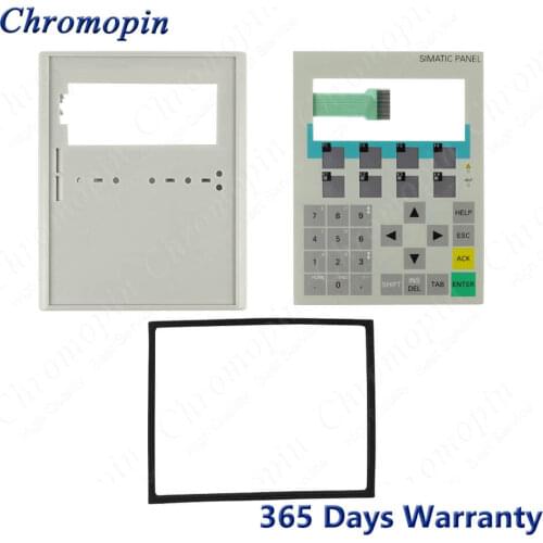 Plastic Front Covers Cases for 6AV6641-0CA01-0AX1 6AV6 641-0CA01-0AX1 OP77B Front Cover Case Housing Shell + Membrane Keypad