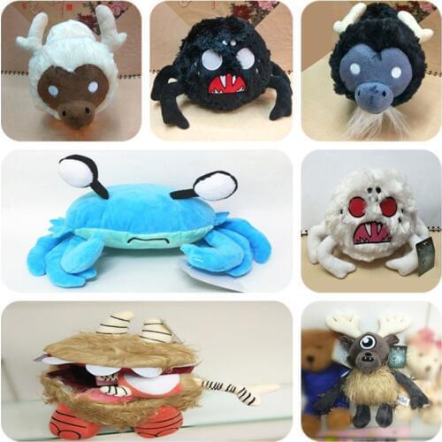 Do Not Starve Don't Starve Chester Eye Bone Hissing Spider White Black Beefalo Cow Plush Doll Toys Children Stuffed Kids Gift
