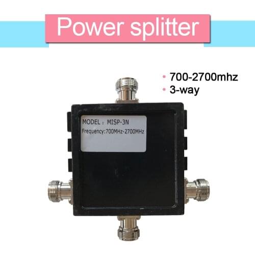 700mhz-2700mhz 3 way Power Splitter Divider Of Cellular Signal Amplifier Compatible For DCS 1800 PCS 1900 WCDMA 2100 4G LTE 2600