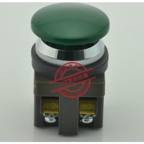 [SA]Japan and the spring IDEC 30mm mushroom head push button switch self-resetting ABN310G green 1NO--10pcs/lot
