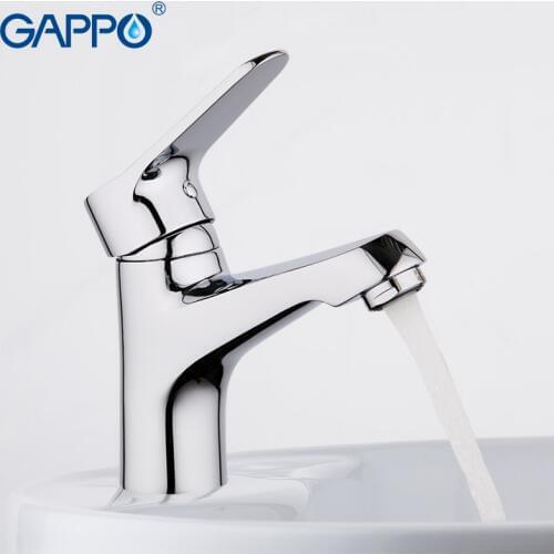 GAPPO water mixer bathroom sink faucet basin faucet chrome brass faucet tap basin faucets single hole basin sink mixer tap G1036