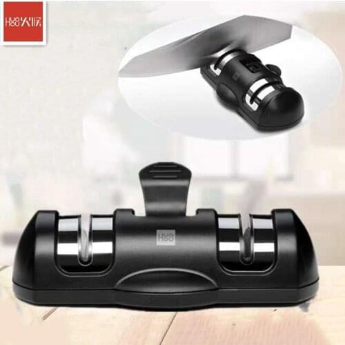 HUOHOU Sharpen Stone Double Wheel Whetstone Sharpeners K-nife Sharpening Tool Grindstone Kitchen Tools for xiaomi Mijia