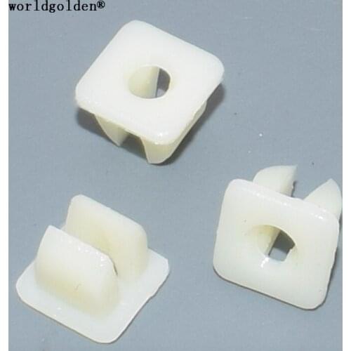 Worldgolden 100pcs auto fasteners #8 Screw Size for Nissan#96706-B0700(96706B0700) Mazda#999100412