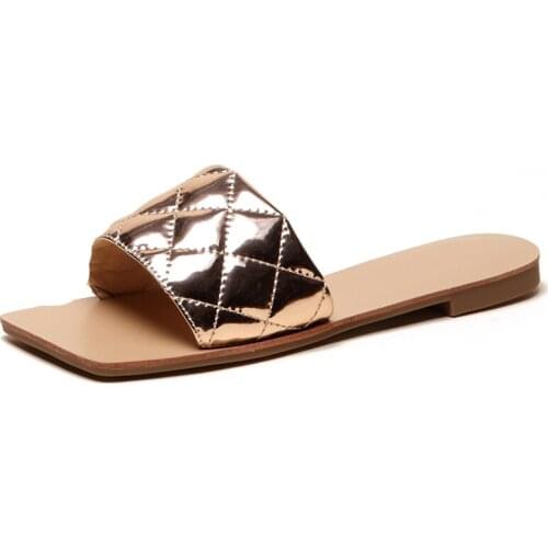 Large 36-42 slippers candy color flat sandals slippers ladies jacket