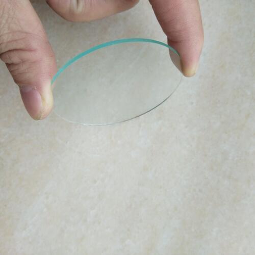 10 pieces/lot D35/42/50/65/70/92/110mmx2mm clear glass Lens Glass cover disk disc. glass lampshade for downlight flashlight use
