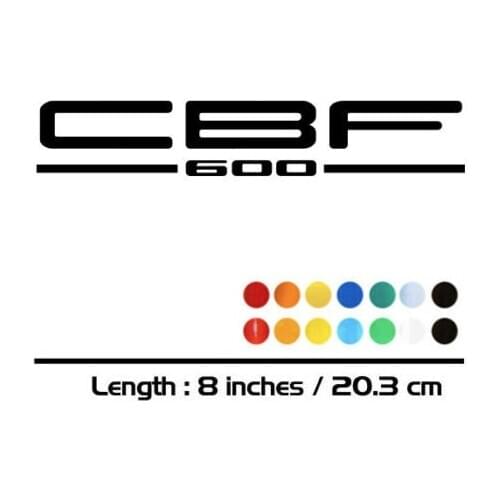 2 X New Sales motorcycle bike Fuel tank Wheels Fairing notebook Luggage helmet MOTO Sticker decals For HONDA CBF600