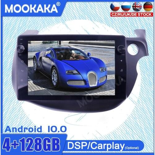 4+128GB Android10 Touch Screen For Honda Fit 2008-2013 Car GPS IPS Multimedia Tesla Player Head Unit Audio Radio Navigtion