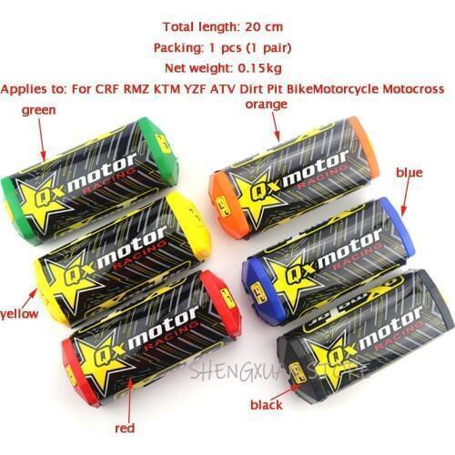 6 colors Handlebar Fat Bar Pad Slider Grip 1 1/8" Dirt Pit BikeMotorcycle Motocross For CRF RMZ KTM YZF ATV