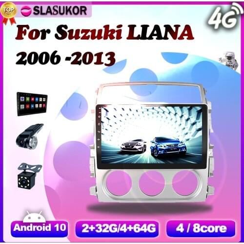 Android 10 Multimedia For Suzuki LIANA 2006 2007 2008 2009 2010 2011 2012 - 2013 Video Radio Navigation Player GPS No 2din DVD