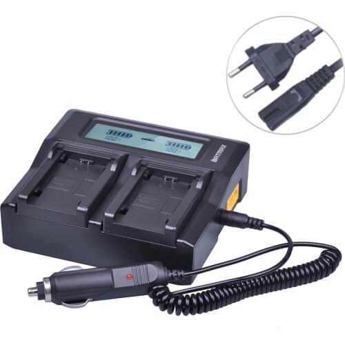 Rapid NP-FZ100 FZ100 Dual Digital LCD Charger for SONY NP-FZ100 FZ100 Battery BC-QZ1 ILCE-9 A7 R III A7RIII a7r3 A9 A7RM3
