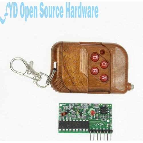 1set IC 2262/2272 4 CH 315Mhz Key Wireless Remote Control Kits Receiver module