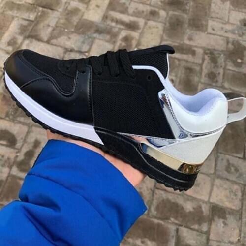 Women Sneakers Fashion Women Vulcanize Shoes Female Lace Up Platform Sneakers Femme Shoes For Women Zapatillas Deportivas Mujer