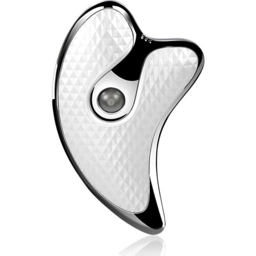 Gua Sha Electric Vibration Face Massager LED Light Microcurrent Skin Rejuvenation Eye Body Massage Machine Face Lifting Slimming