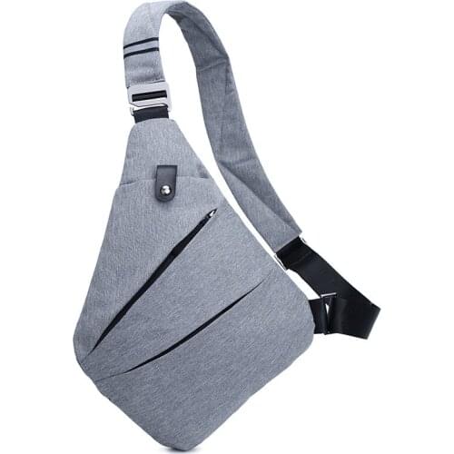 Fashion Men Travel Business Bag Burglarproof Shoulder Crossbody Bag Holster Anti Theft Waterproof Chest Bags