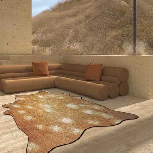 Cartoon Animal Fur Carpet Child Room Game Crawling Floor Mat Home Decoration Big Carpets for Living Room Bedroom Large Area Rugs
