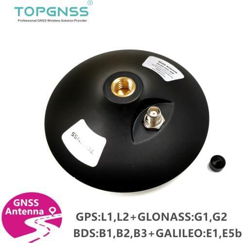 NEW 3V-12V module receiver CORS RTK GNSS Antenna GPS Antenna High precision GALILEO GPS GLONASS BEIDOU,ZED-F9P,TNC-K TOP408
