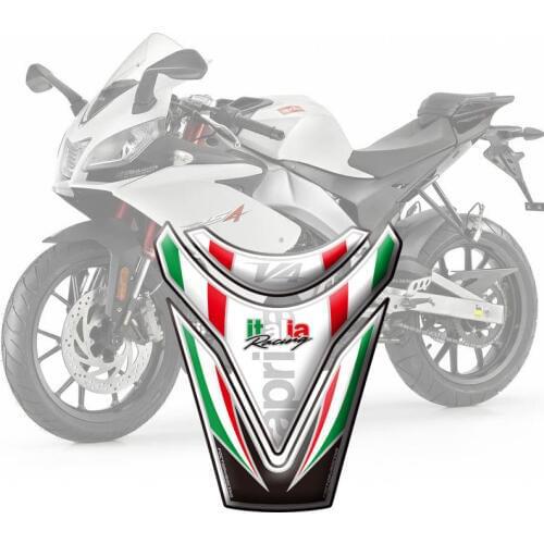 New Motorcycle Stickers Fuel Tank Sticker Fishbone Protective Decals 3D Tank Pad For Aprilia RSV4 RTuono V4 2009 2010 2011 09-11