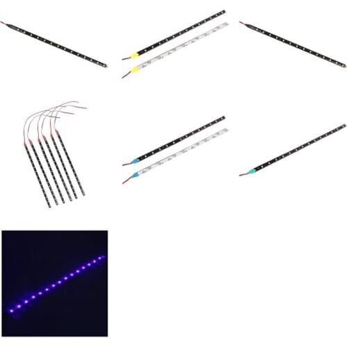 New 6 X Waterproof DC12V Motor LED Strip Underbody Light For Car Motorcycle Red